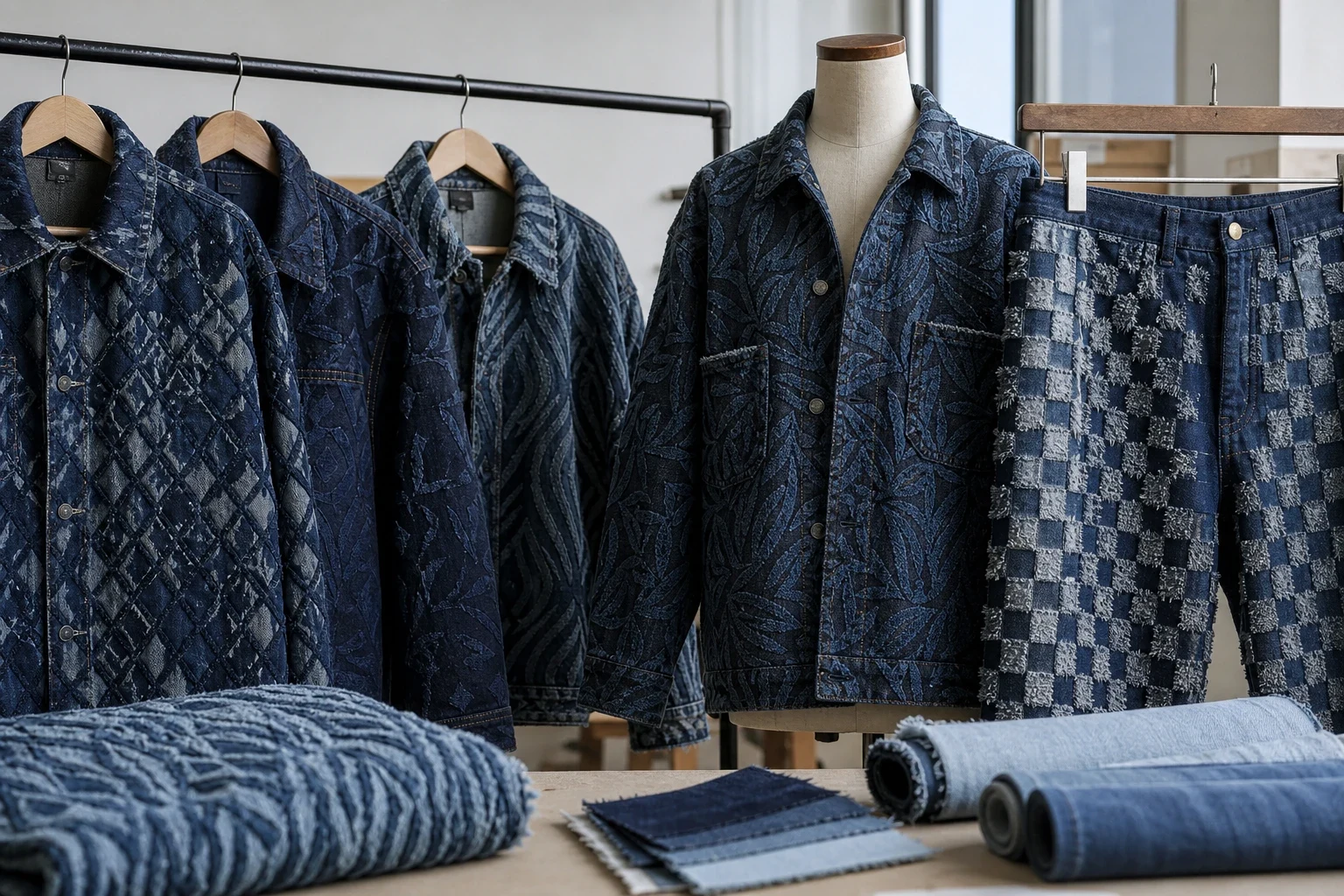 Chenille Jacquard Denim Fabric: Texture, Durability and Bulk คู่มือการจัดหา Where Chenille Jacquard Works Best and Where Friction Becomes a