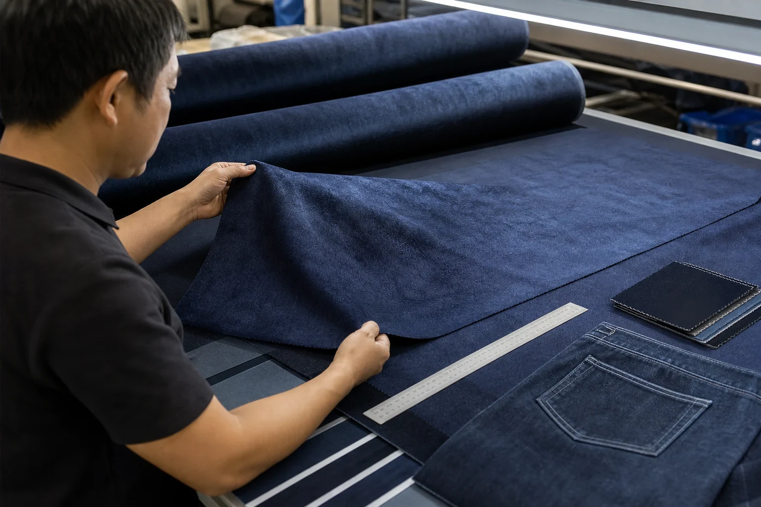 How to Test Flocked Denim Before Bulk Production Suggested Acceptance Table body image