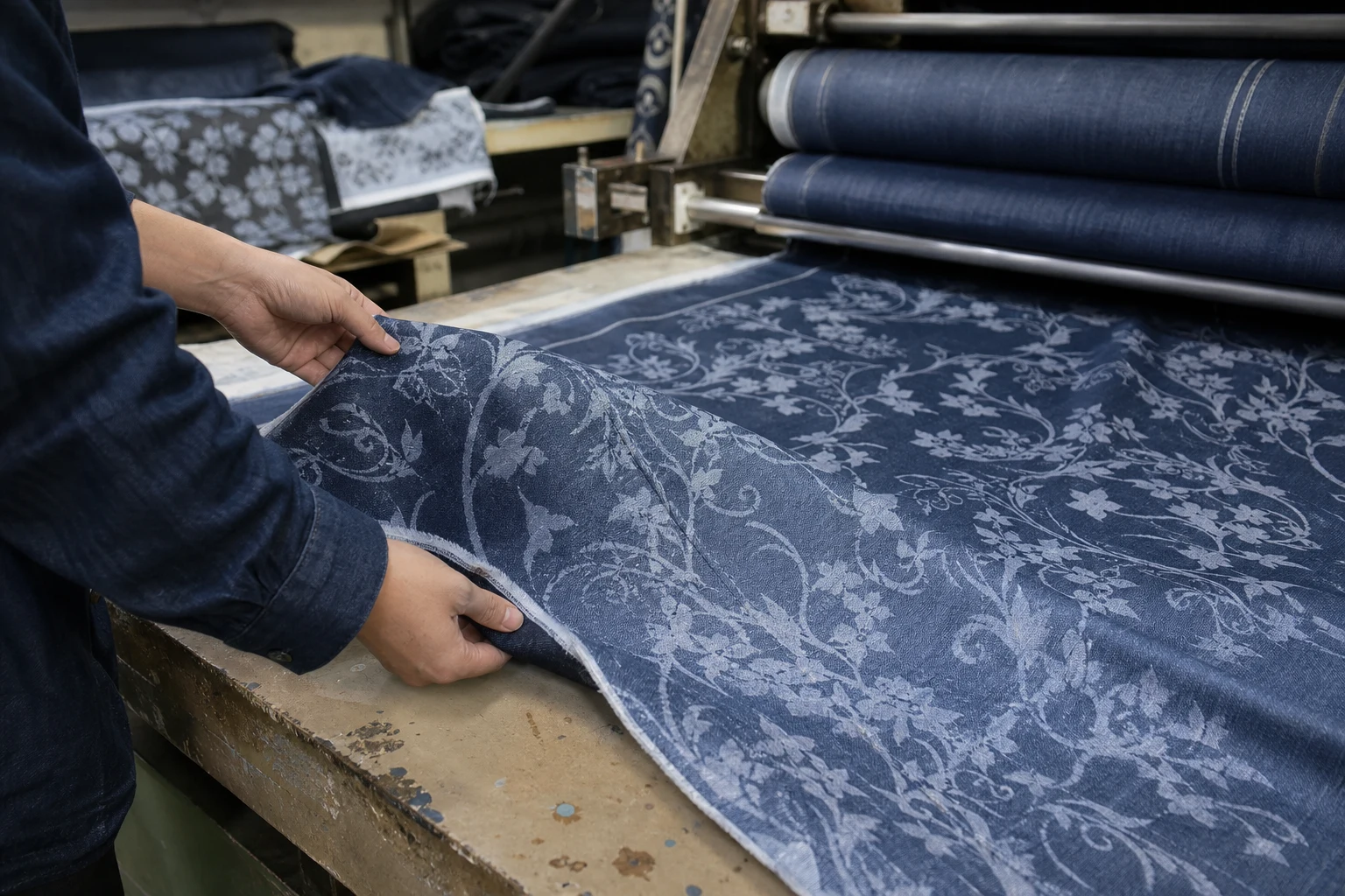 Jacquard Denim vs Printed Denim: Which Surface Effect Fits Your When Printed Denim Is the Better Choice body image