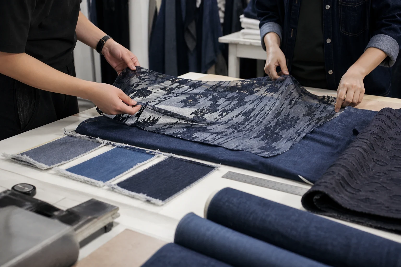 What Is Burnout Fabric? How Fashion and Denim Brands Can Use It Without Creating Bulk Risks Quick Quote Checklist body image