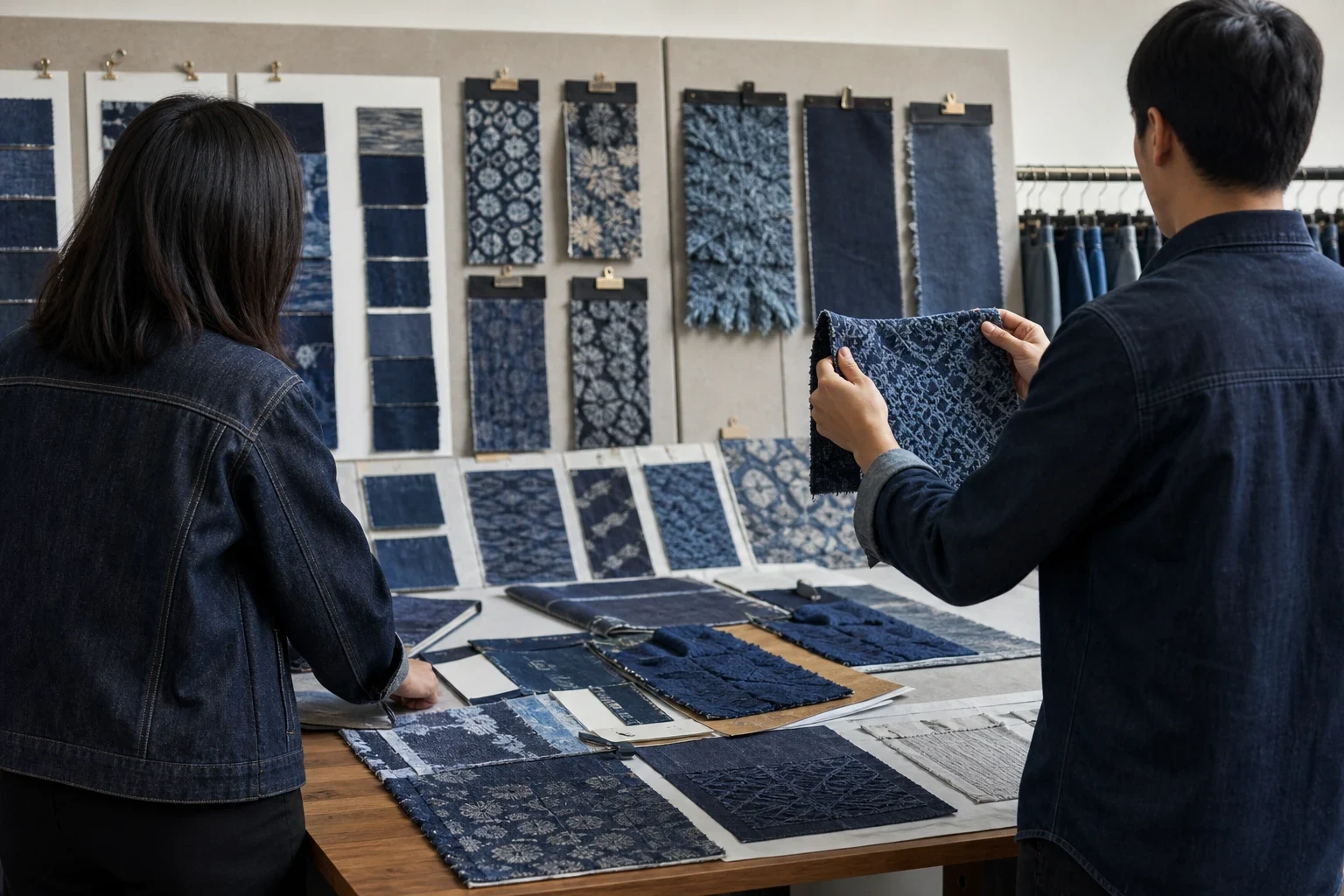 Chenille Jacquard Denim Fabric: Texture, Durability and Bulk คู่มือการจัดหา Specifications to Send Before Sampling body image