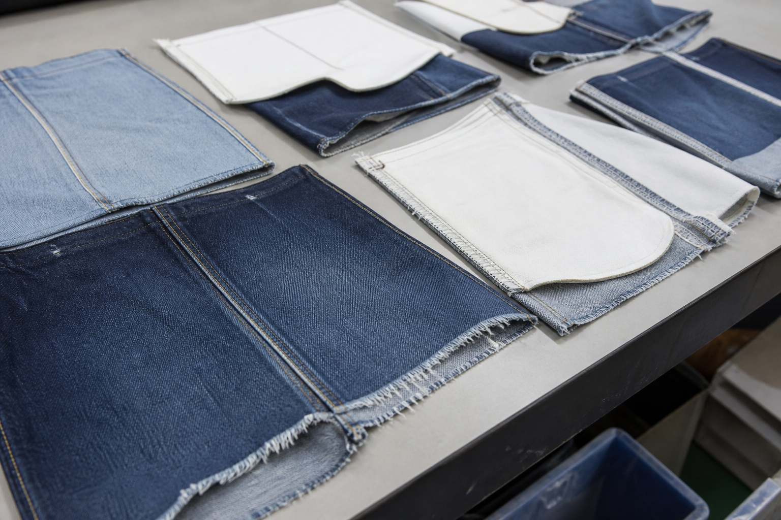Denim jorts hem and pocket construction review