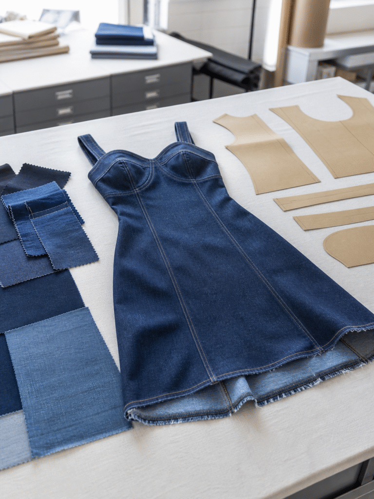 Custom Denim Dress Manufacturer: Fabric, Fit and Sampling Guide